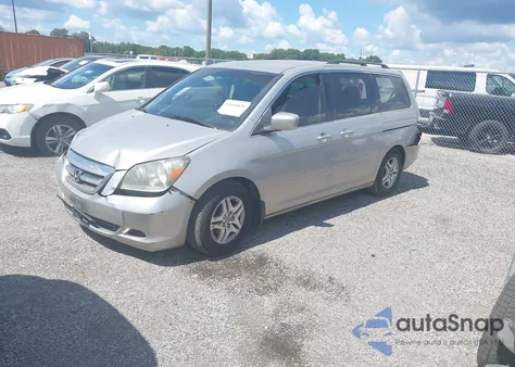 2007 Honda Odyssey Ex from USA, damaged, VIN 5FNRL38467B088801
